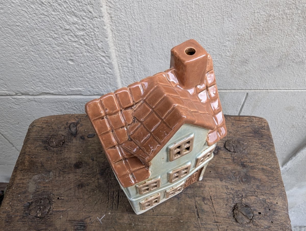 Casa porta candela Beige - | Idee regalo, artigianato, arredamento, design, tessuti e tombolo | Milleidee di Alessandro Magrini, Anghiari, Toscana