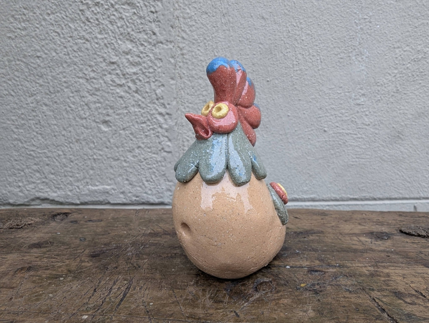 Fischietto Gallina - | Idee regalo, artigianato, arredamento, design, tessuti e tombolo | Milleidee di Alessandro Magrini, Anghiari, Toscana
