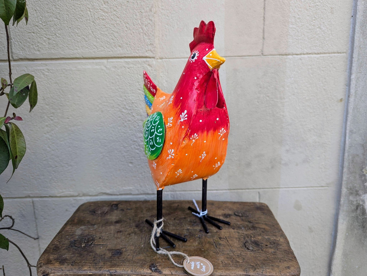 Gallina decorata - | Idee regalo, artigianato, arredamento, design, tessuti e tombolo | Milleidee di Alessandro Magrini, Anghiari, Toscana