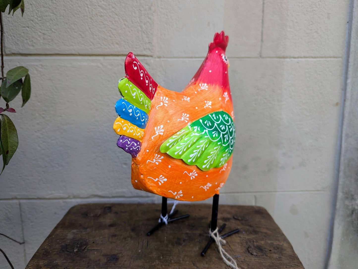 Gallina decorata - | Idee regalo, artigianato, arredamento, design, tessuti e tombolo | Milleidee di Alessandro Magrini, Anghiari, Toscana