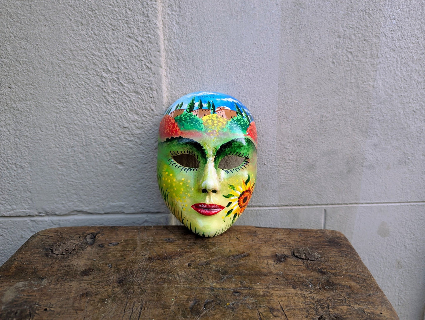 Maschera Arte Toscana - | Idee regalo, artigianato, arredamento, design, tessuti e tombolo | Milleidee di Alessandro Magrini, Anghiari, Toscana