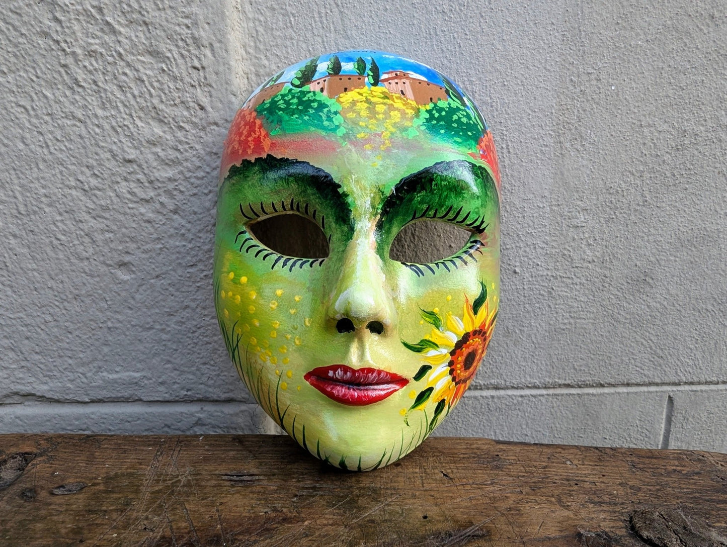 Maschera Arte Toscana - | Idee regalo, artigianato, arredamento, design, tessuti e tombolo | Milleidee di Alessandro Magrini, Anghiari, Toscana