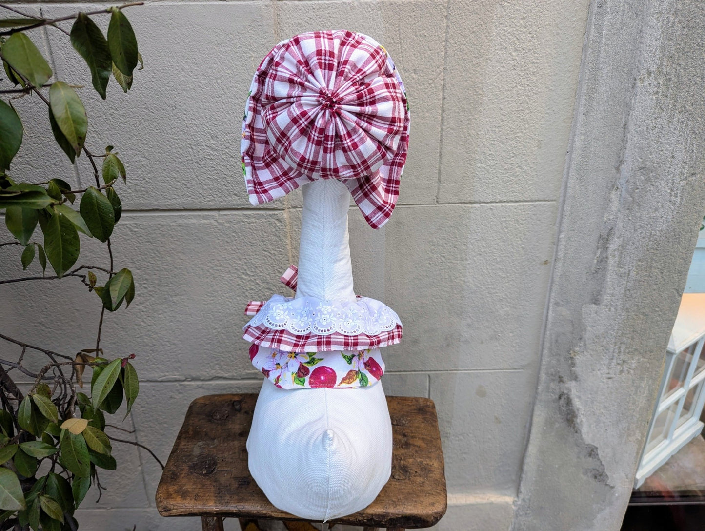 Oca fermaporta in stoffa - | Idee regalo, artigianato, arredamento, design, tessuti e tombolo | Milleidee di Alessandro Magrini, Anghiari, Toscana