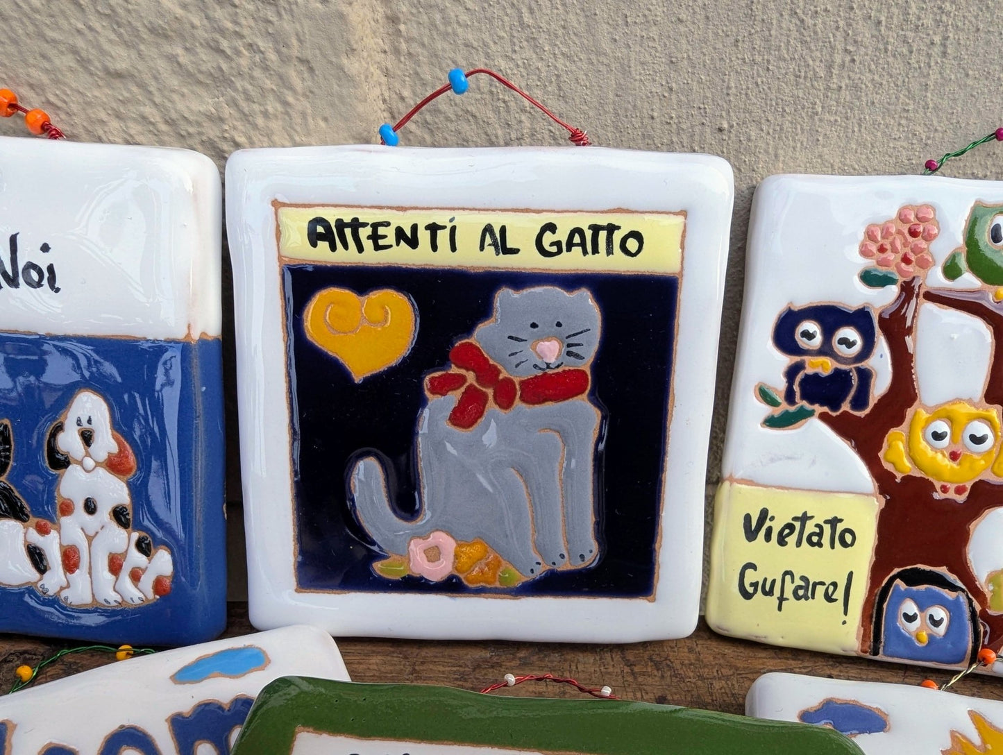 Piastrella in Ceramica - | Idee regalo, artigianato, arredamento, design, tessuti e tombolo | Milleidee di Alessandro Magrini, Anghiari, Toscana