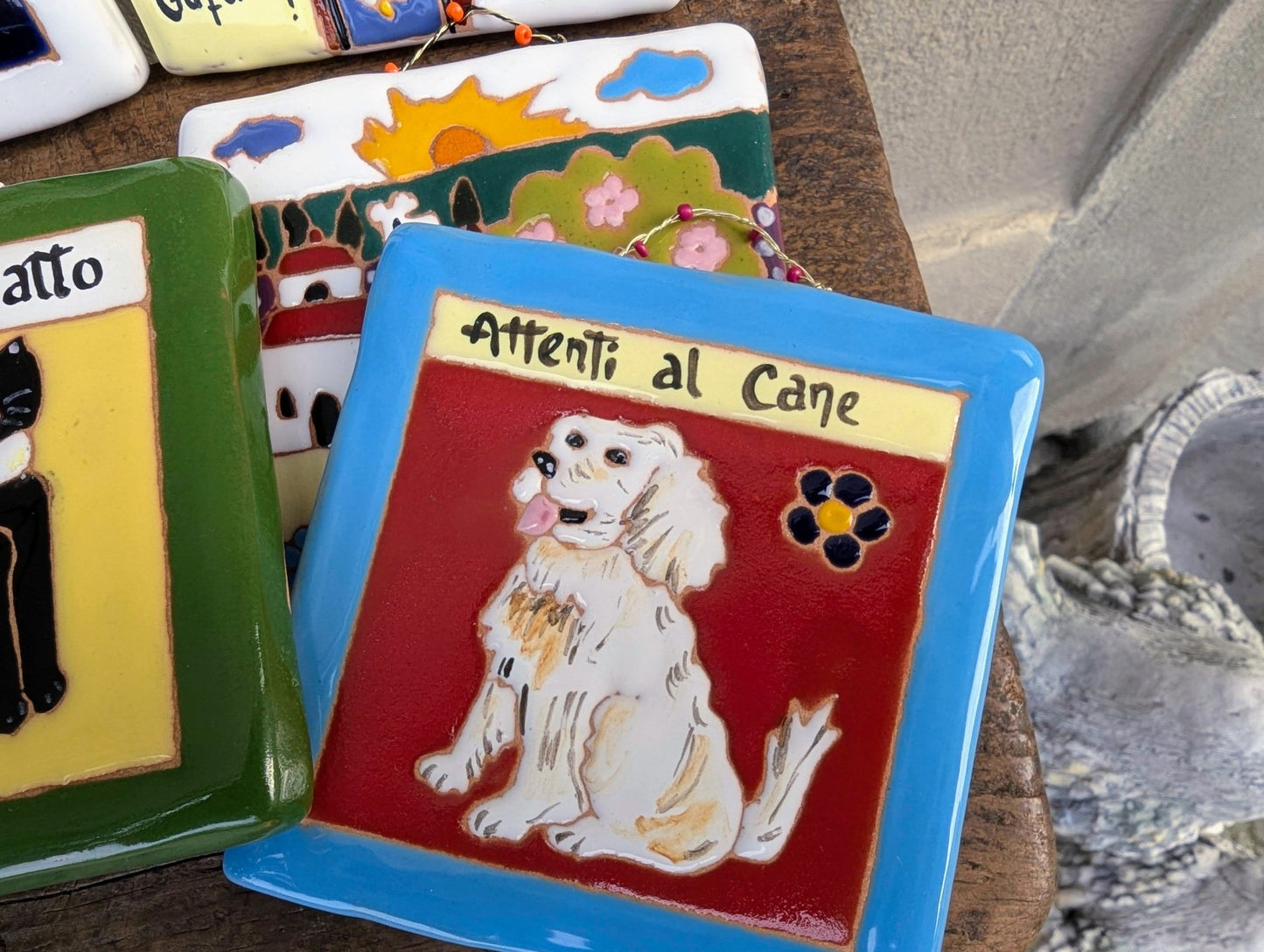 Piastrella in Ceramica - | Idee regalo, artigianato, arredamento, design, tessuti e tombolo | Milleidee di Alessandro Magrini, Anghiari, Toscana
