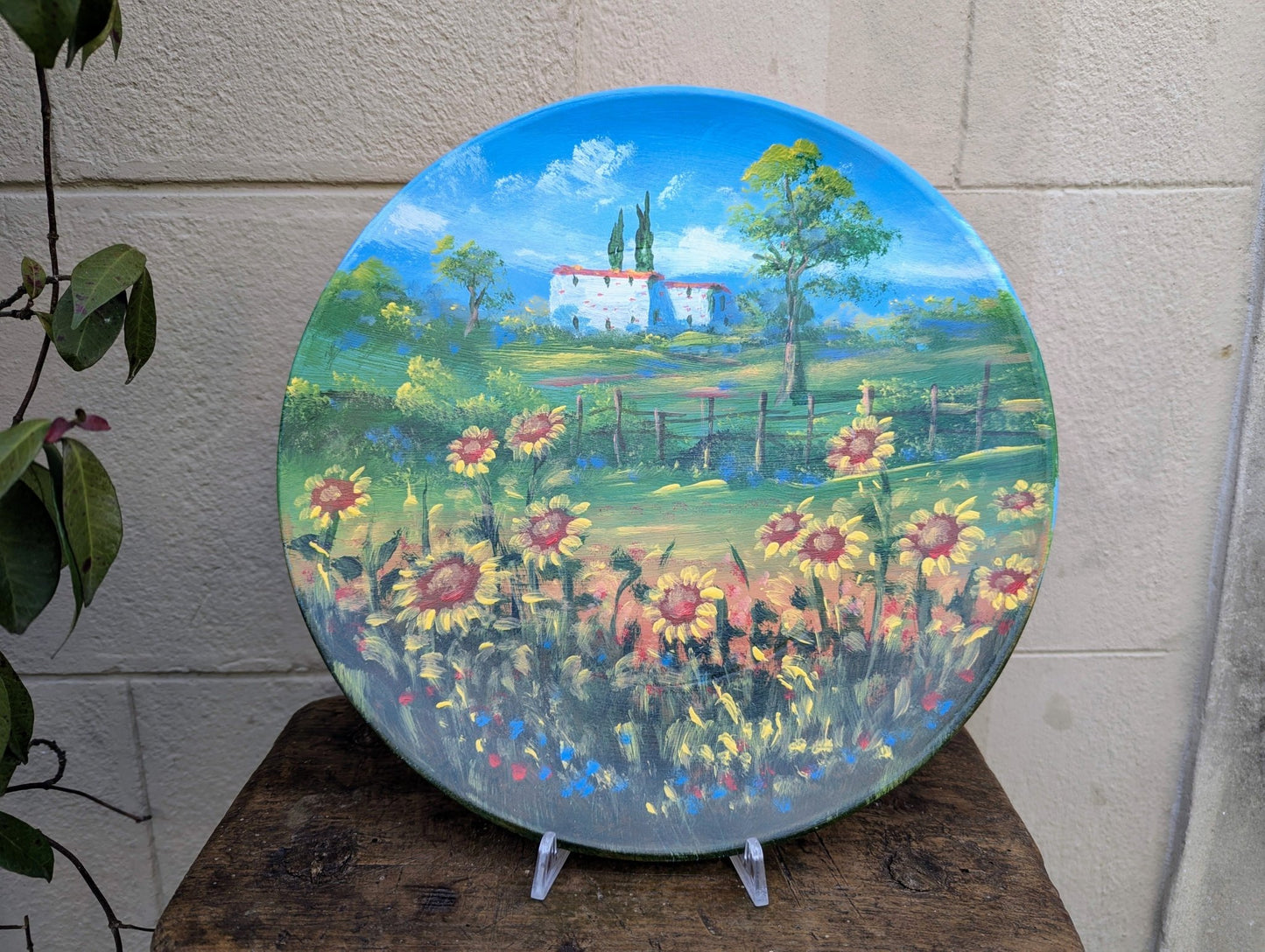 Piatto Arte Toscana - | Idee regalo, artigianato, arredamento, design, tessuti e tombolo | Milleidee di Alessandro Magrini, Anghiari, Toscana
