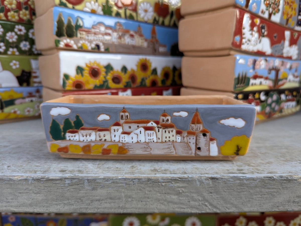 Porta oggetti 15 cm - | Idee regalo, artigianato, arredamento, design, tessuti e tombolo | Milleidee di Alessandro Magrini, Anghiari, Toscana