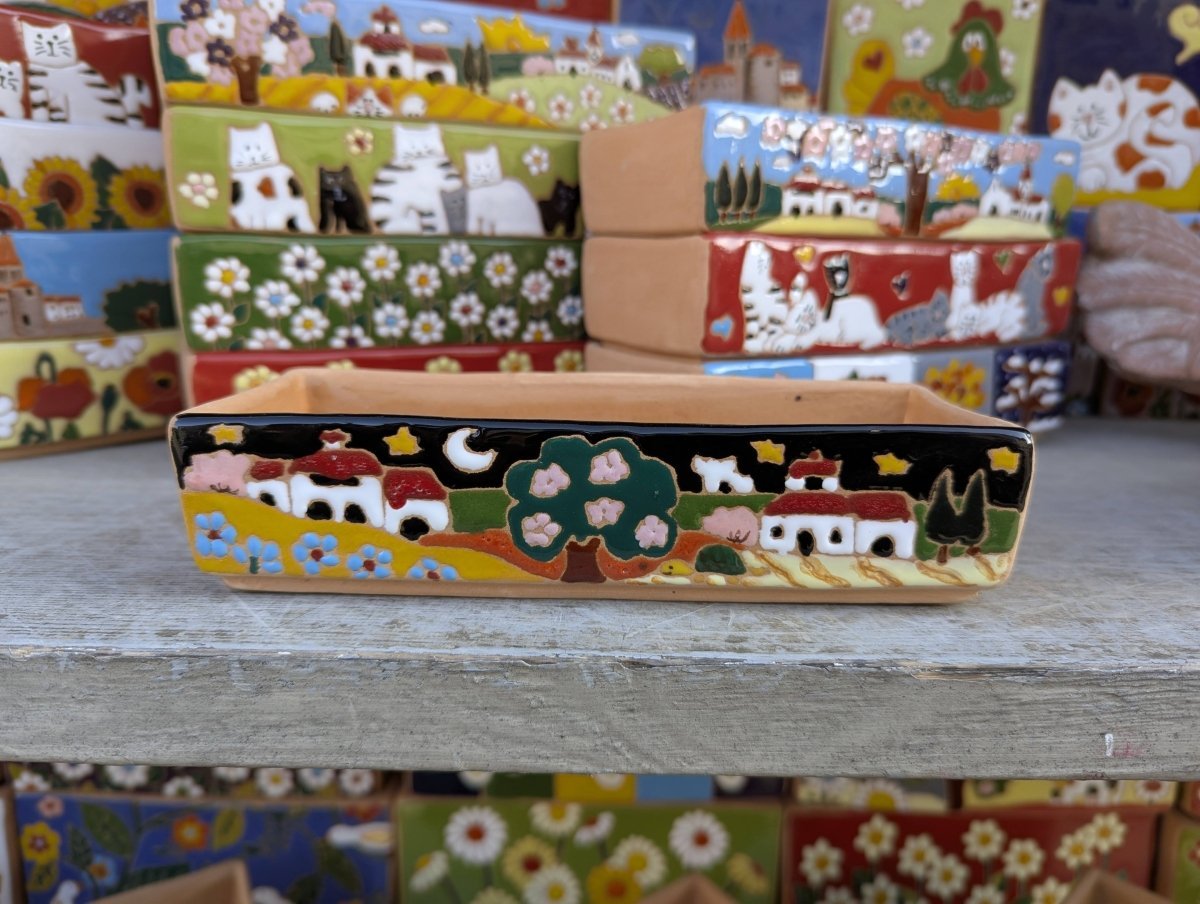 Porta oggetti 18 cm - | Idee regalo, artigianato, arredamento, design, tessuti e tombolo | Milleidee di Alessandro Magrini, Anghiari, Toscana