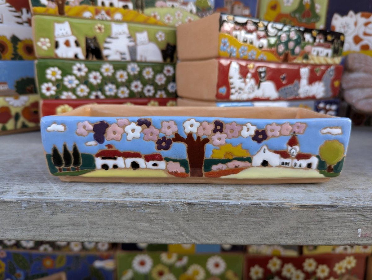 Porta oggetti 18 cm - | Idee regalo, artigianato, arredamento, design, tessuti e tombolo | Milleidee di Alessandro Magrini, Anghiari, Toscana