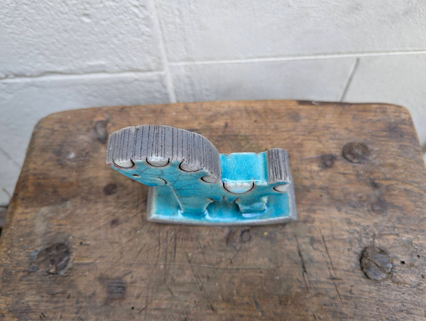 Raku - Cavallo a dondolo - | Idee regalo, artigianato, arredamento, design, tessuti e tombolo | Milleidee di Alessandro Magrini, Anghiari, Toscana
