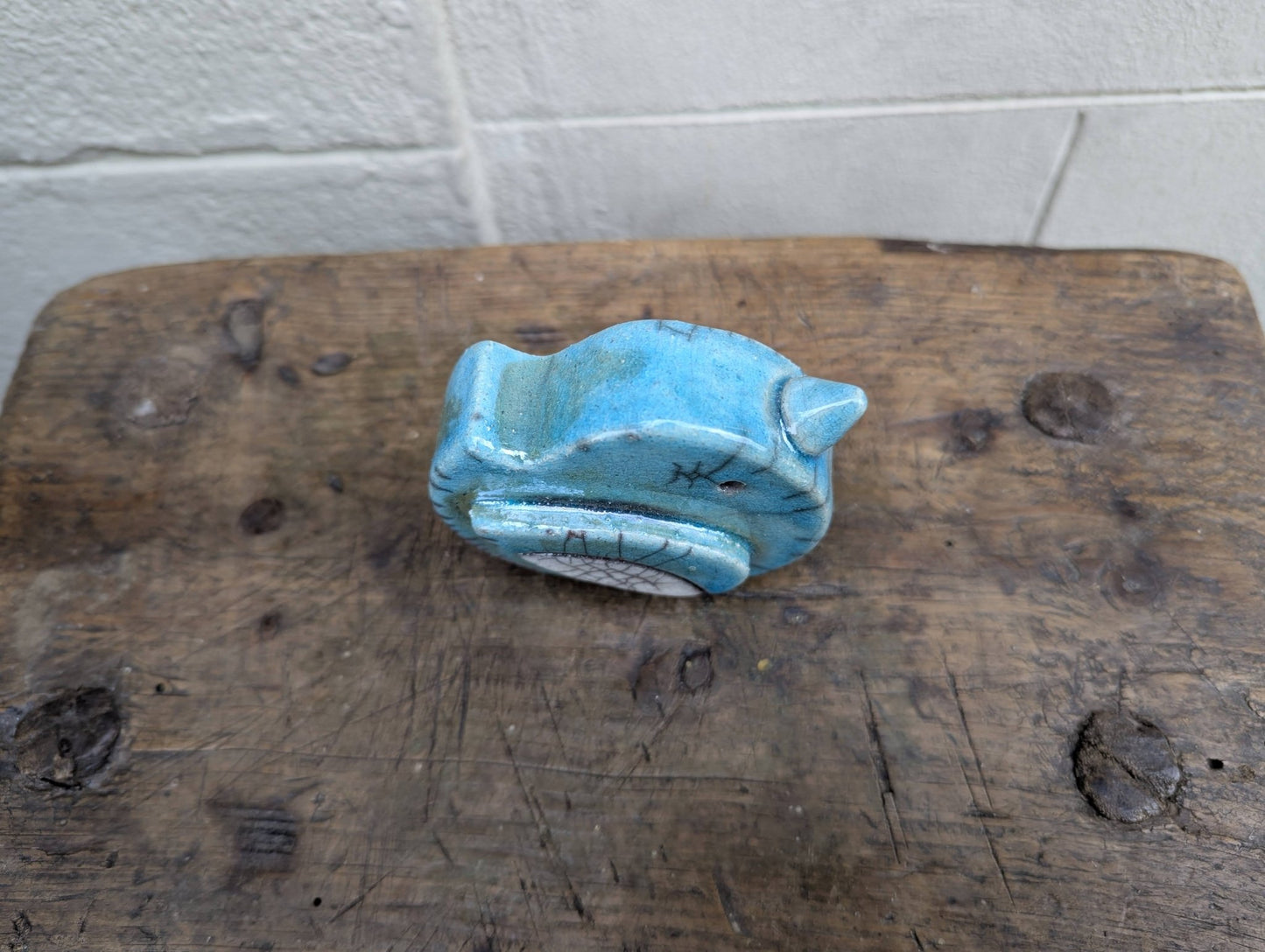 Raku - Passerotto - | Idee regalo, artigianato, arredamento, design, tessuti e tombolo | Milleidee di Alessandro Magrini, Anghiari, Toscana