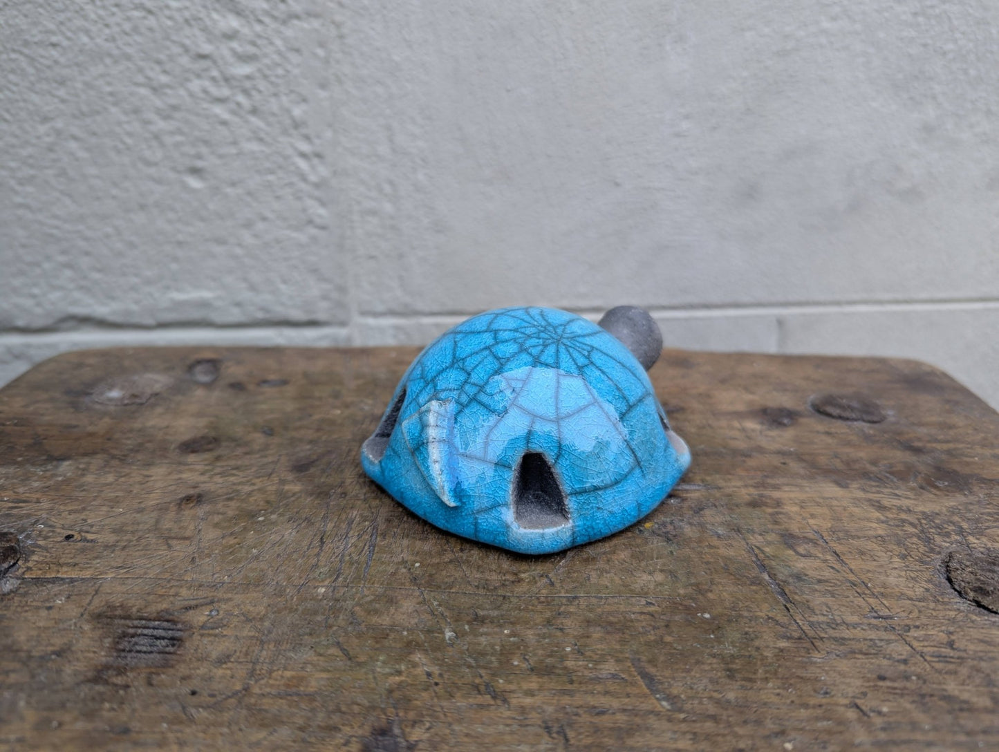 Raku - Tartaruga - | Idee regalo, artigianato, arredamento, design, tessuti e tombolo | Milleidee di Alessandro Magrini, Anghiari, Toscana