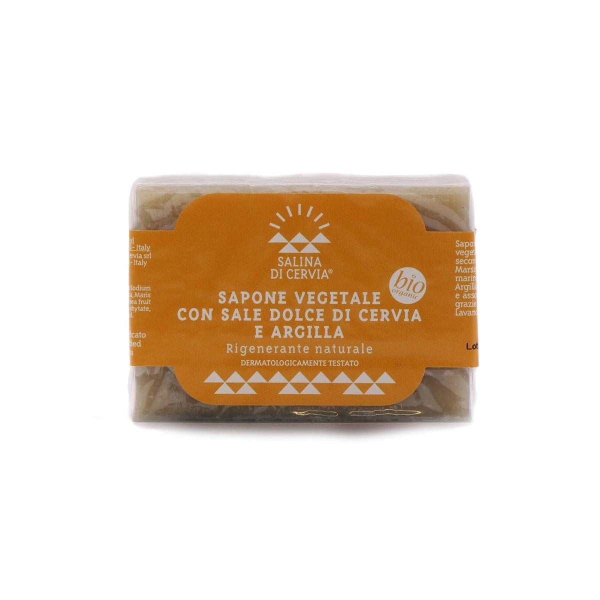 Sapone vegetale bio all'Argilla Salina di Cervia 100g - | Idee regalo, artigianato, arredamento, design, tessuti e tombolo | Milleidee di Alessandro Magrini, Anghiari, Toscana