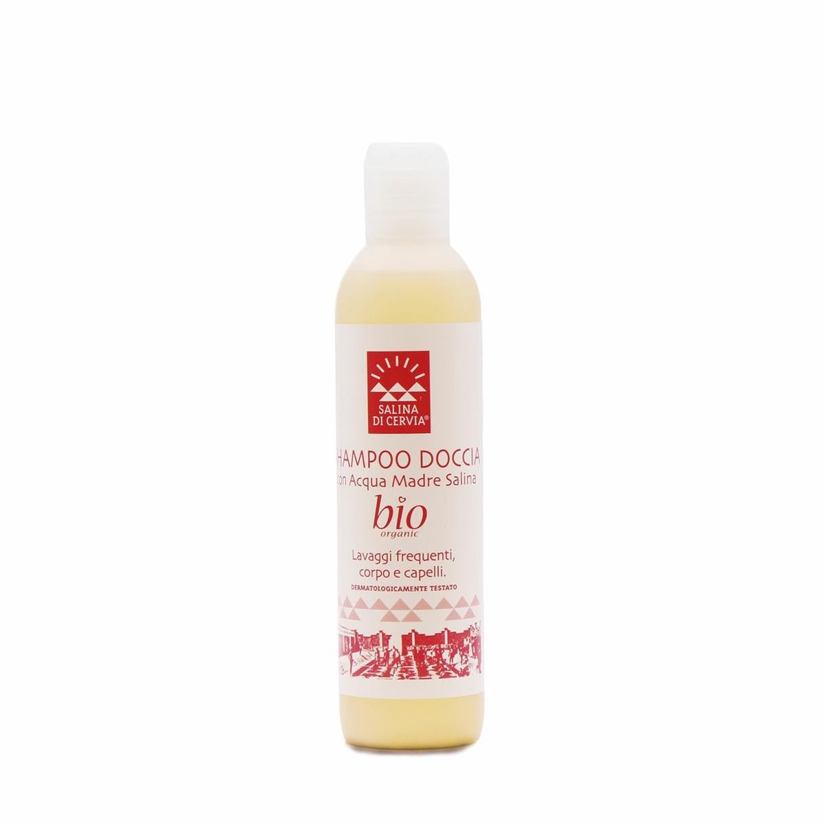 Shampoo doccia bio con Acqua Madre Salina 250 ML - | Idee regalo, artigianato, arredamento, design, tessuti e tombolo | Milleidee di Alessandro Magrini, Anghiari, Toscana