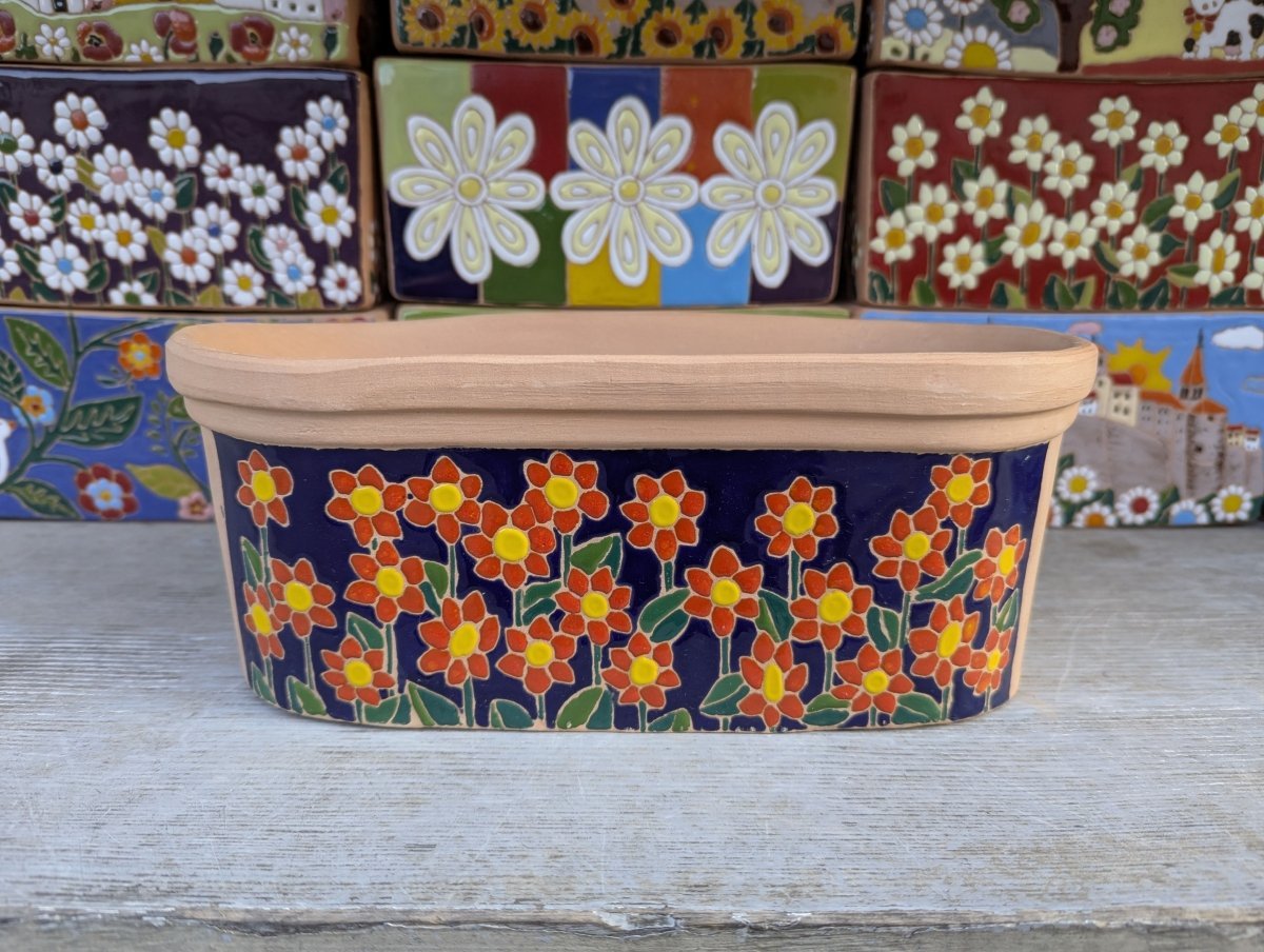 Vasi ovali 26 cm - | Idee regalo, artigianato, arredamento, design, tessuti e tombolo | Milleidee di Alessandro Magrini, Anghiari, Toscana