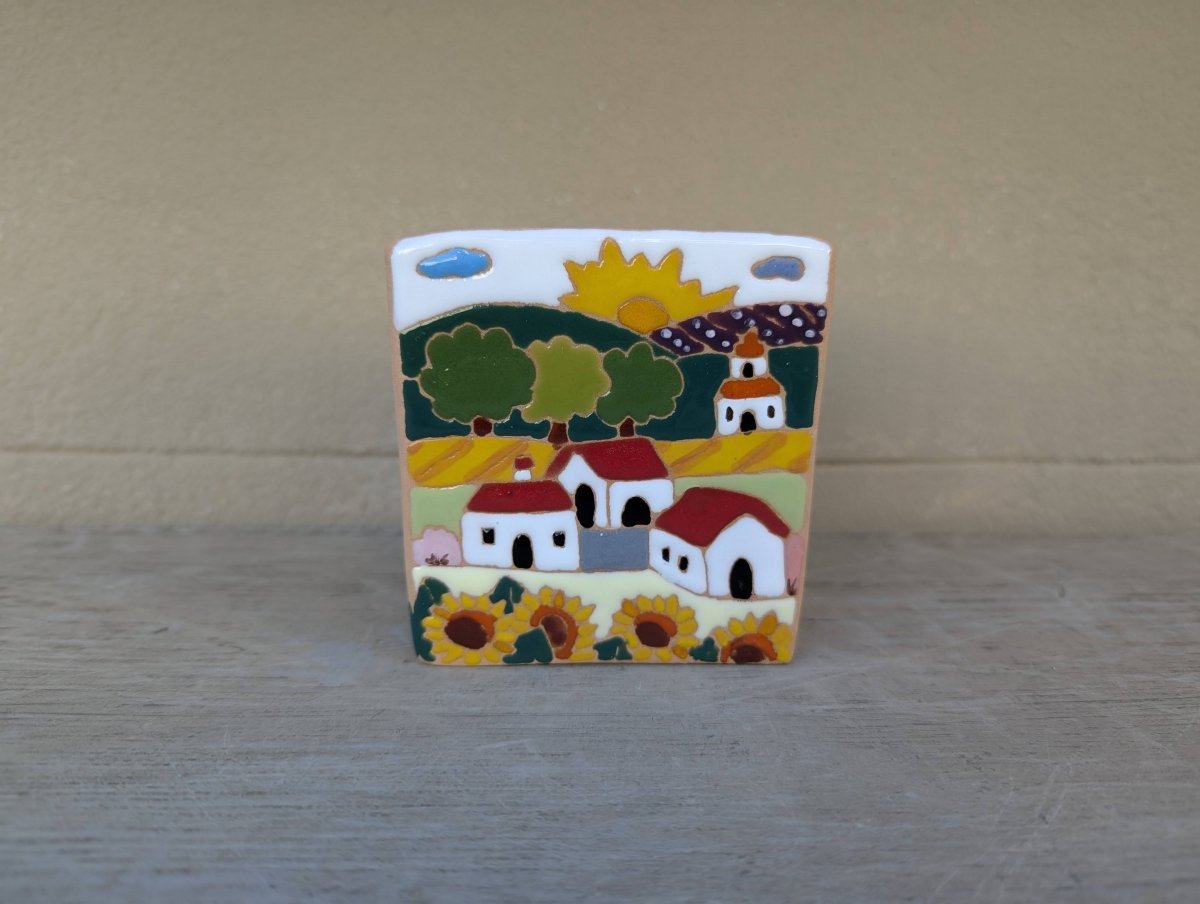 Vasi quadrati 9 cm - | Idee regalo, artigianato, arredamento, design, tessuti e tombolo | Milleidee di Alessandro Magrini, Anghiari, Toscana