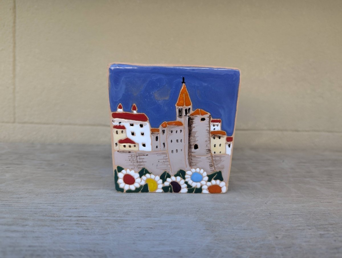 Vasi quadrati 9 cm - | Idee regalo, artigianato, arredamento, design, tessuti e tombolo | Milleidee di Alessandro Magrini, Anghiari, Toscana