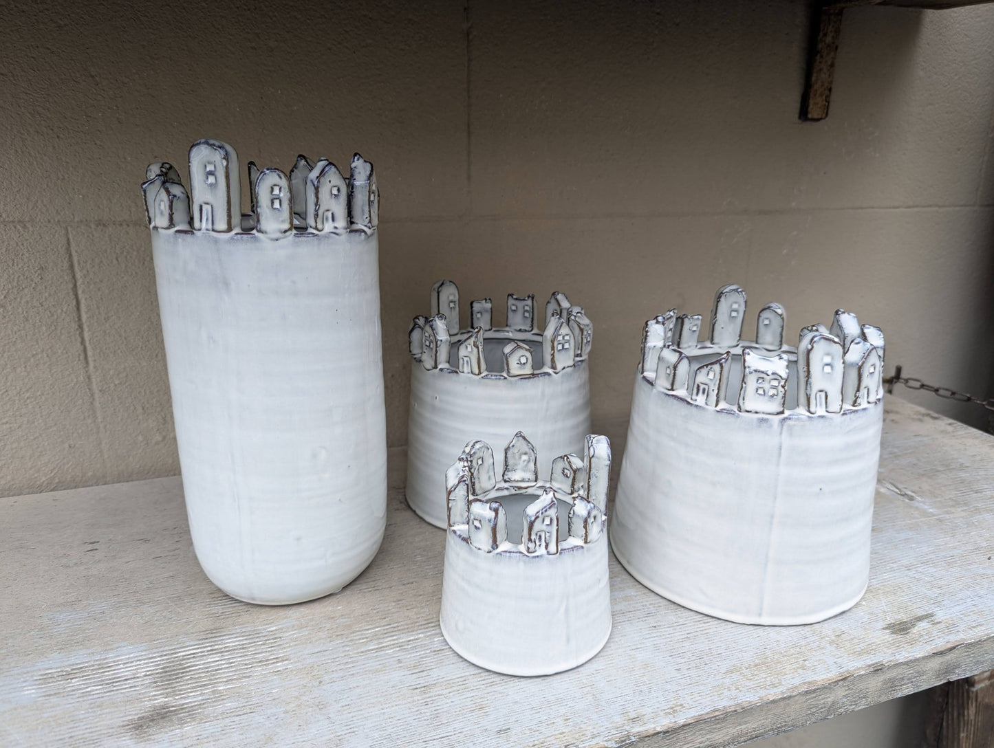 Vaso Castello medio - | Idee regalo, artigianato, arredamento, design, tessuti e tombolo | Milleidee di Alessandro Magrini, Anghiari, Toscana