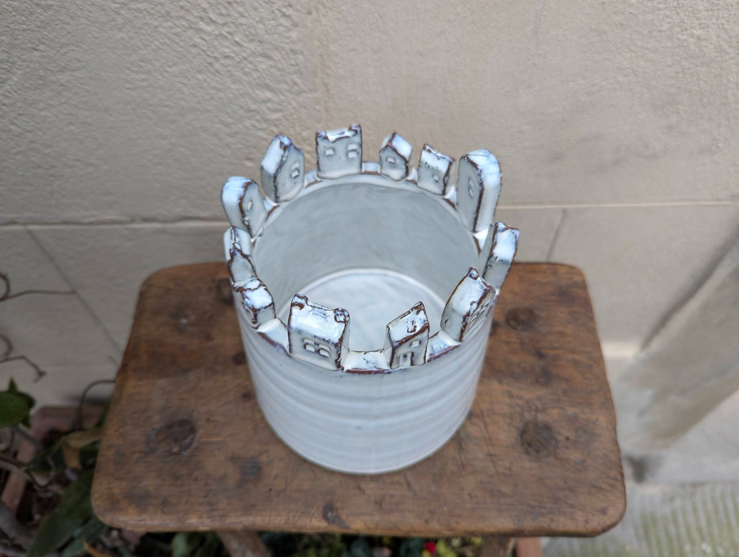 Vaso Castello - | Idee regalo, artigianato, arredamento, design, tessuti e tombolo | Milleidee di Alessandro Magrini, Anghiari, Toscana