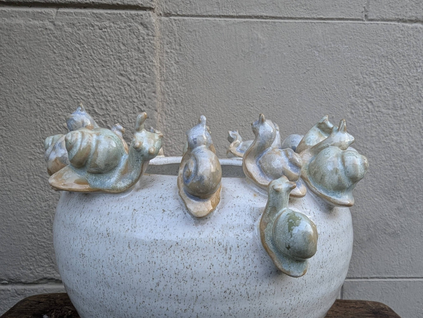 Vaso Lumache - | Idee regalo, artigianato, arredamento, design, tessuti e tombolo | Milleidee di Alessandro Magrini, Anghiari, Toscana