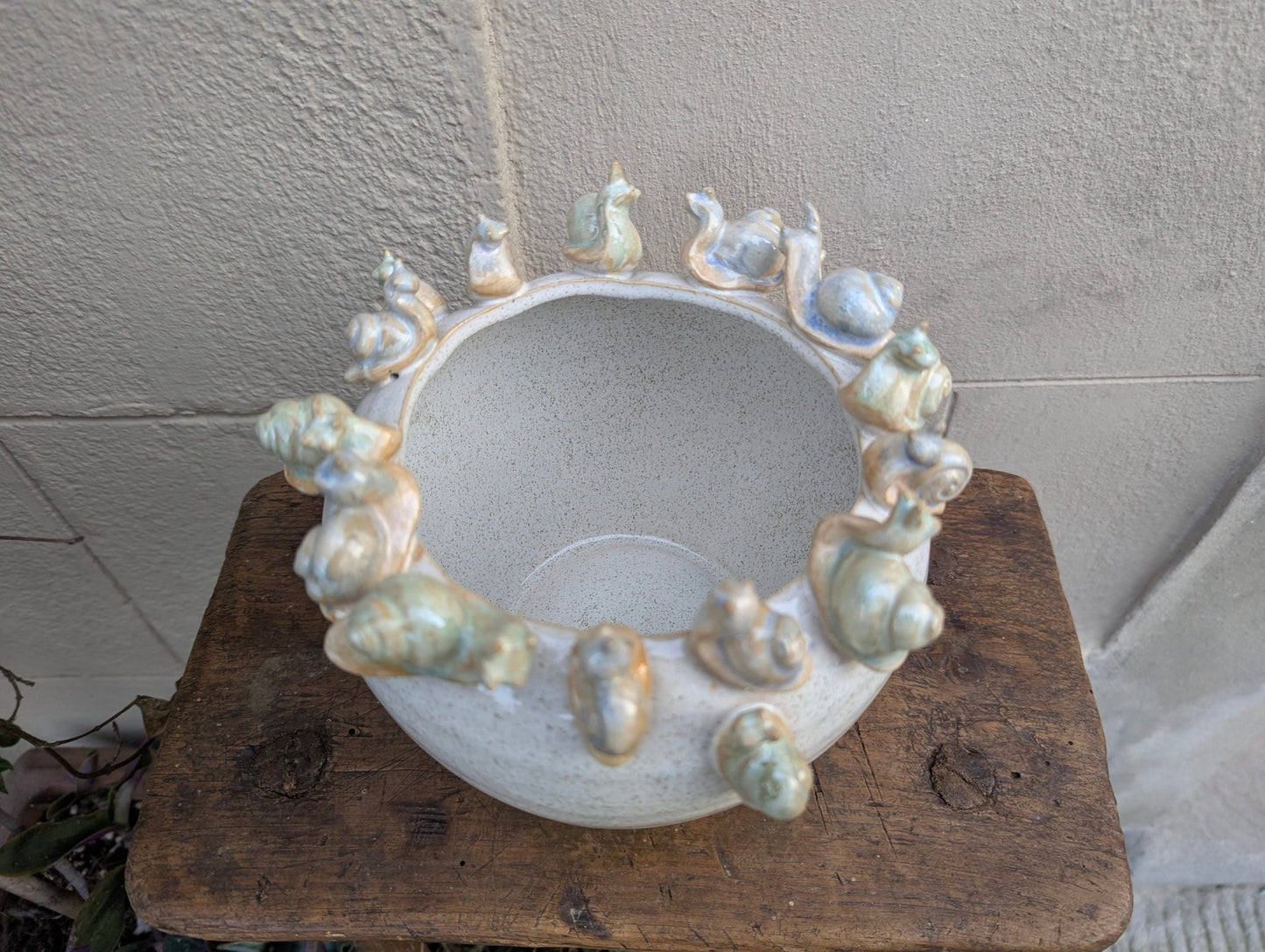 Vaso Lumache - | Idee regalo, artigianato, arredamento, design, tessuti e tombolo | Milleidee di Alessandro Magrini, Anghiari, Toscana