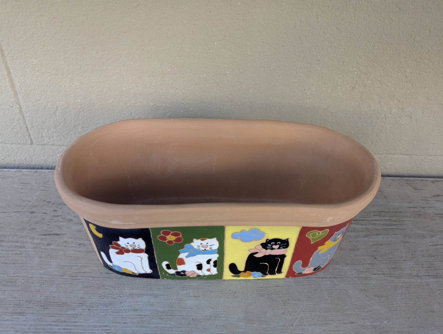 Vaso ovale 26 cm - | Idee regalo, artigianato, arredamento, design, tessuti e tombolo | Milleidee di Alessandro Magrini, Anghiari, Toscana
