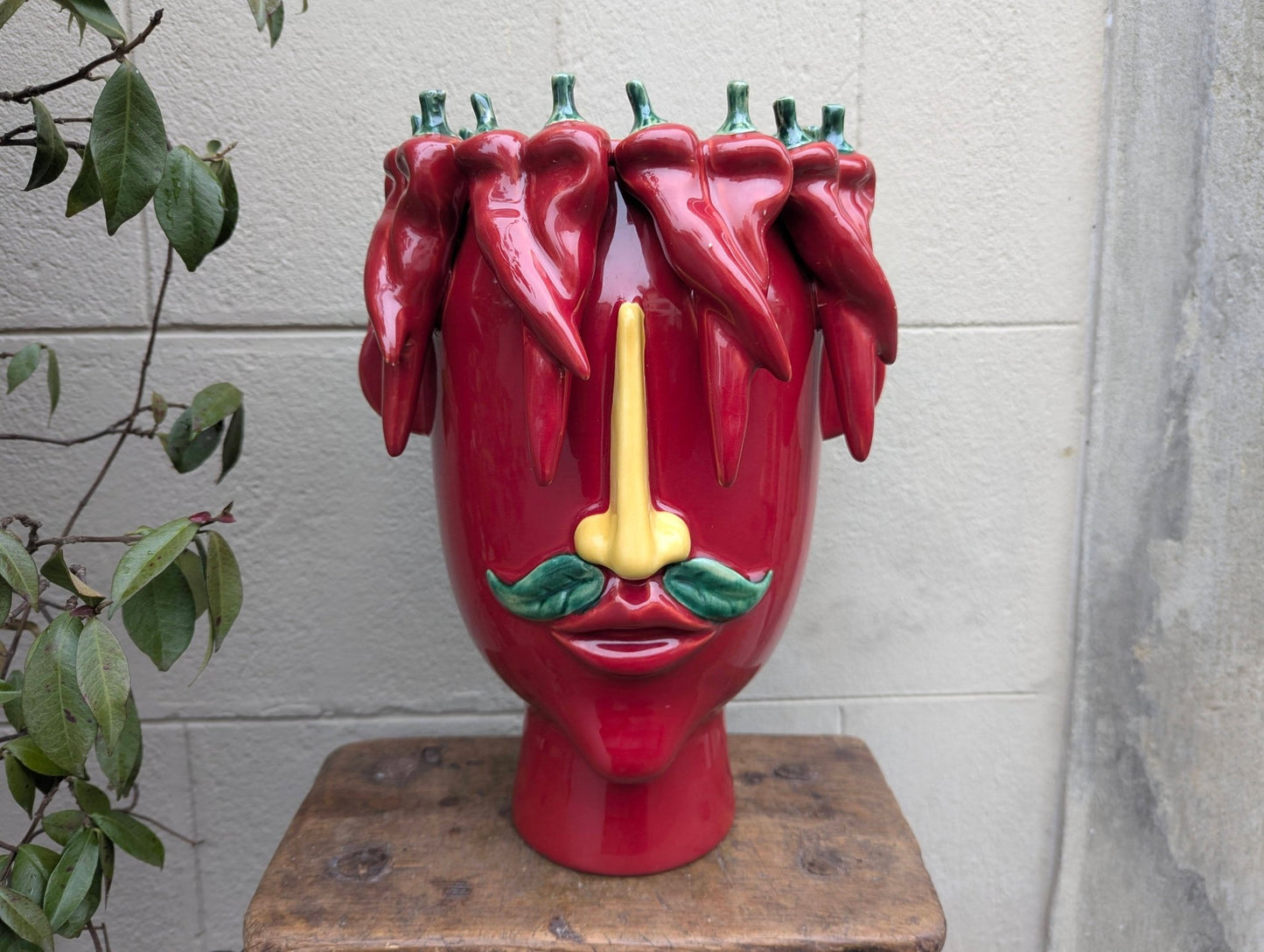 Vaso Peperoncini - | Idee regalo, artigianato, arredamento, design, tessuti e tombolo | Milleidee di Alessandro Magrini, Anghiari, Toscana