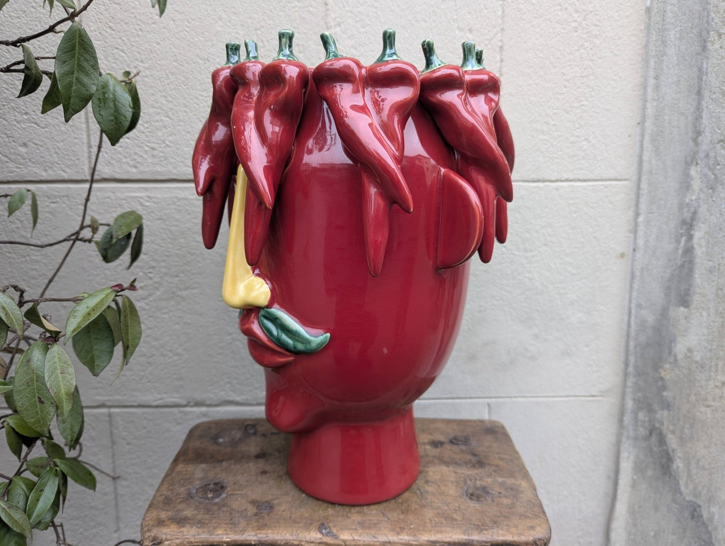 Vaso Peperoncini - | Idee regalo, artigianato, arredamento, design, tessuti e tombolo | Milleidee di Alessandro Magrini, Anghiari, Toscana