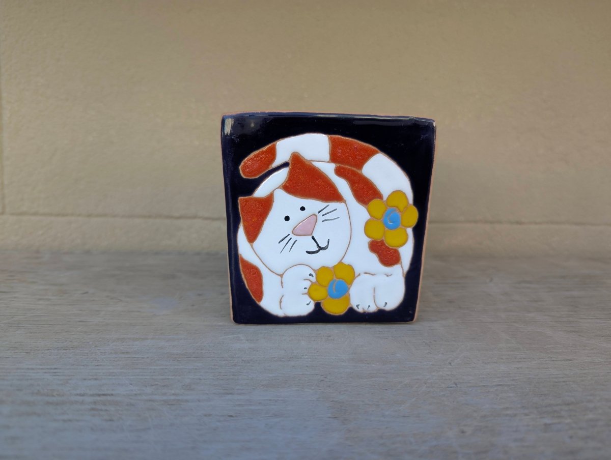 Vaso quadrato 9 cm Anghiari - | Idee regalo, artigianato, arredamento, design, tessuti e tombolo | Milleidee di Alessandro Magrini, Anghiari, Toscana