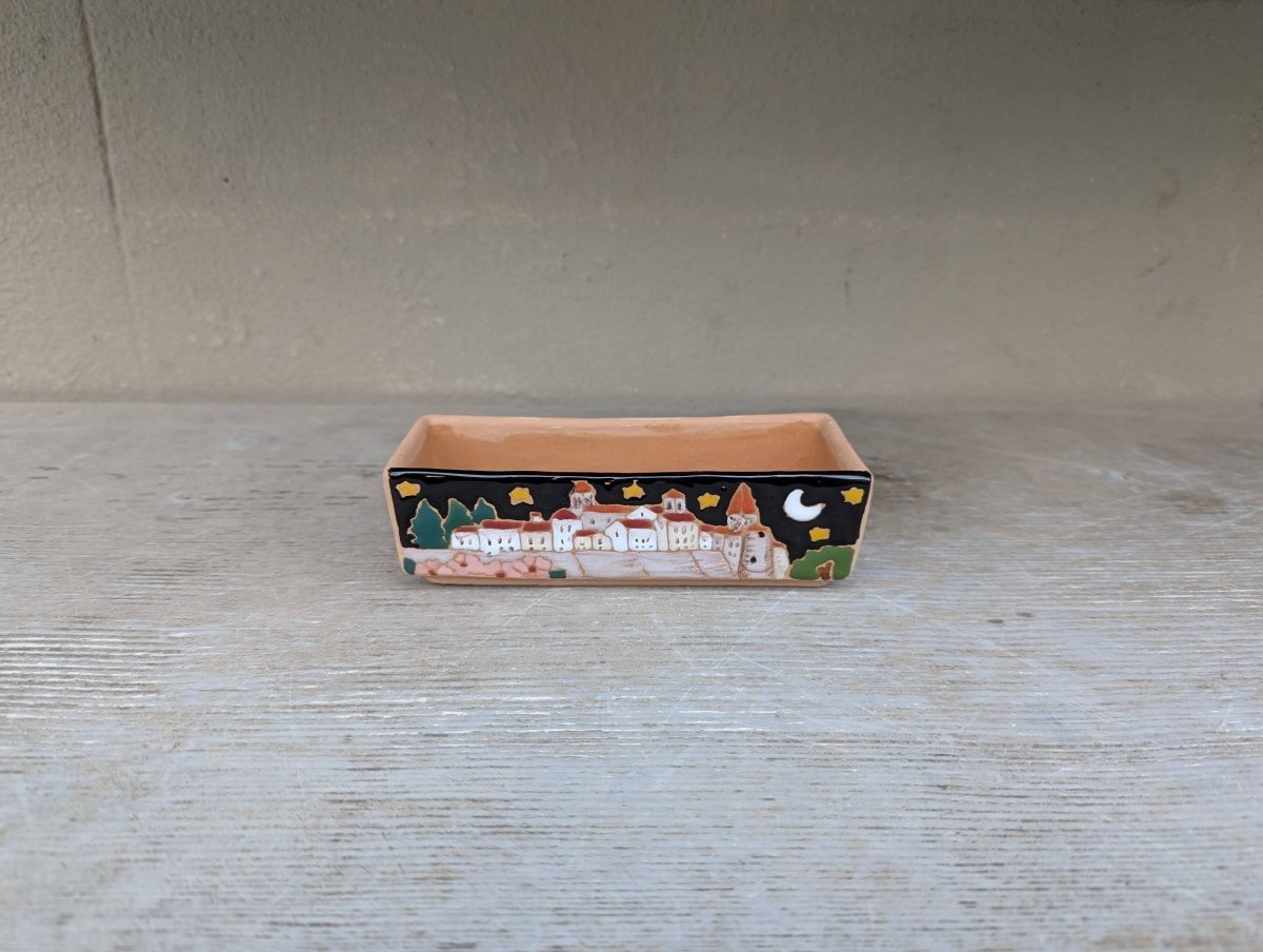 Vaso rettangolare 15 cm Anghiari - | Idee regalo, artigianato, arredamento, design, tessuti e tombolo | Milleidee di Alessandro Magrini, Anghiari, Toscana