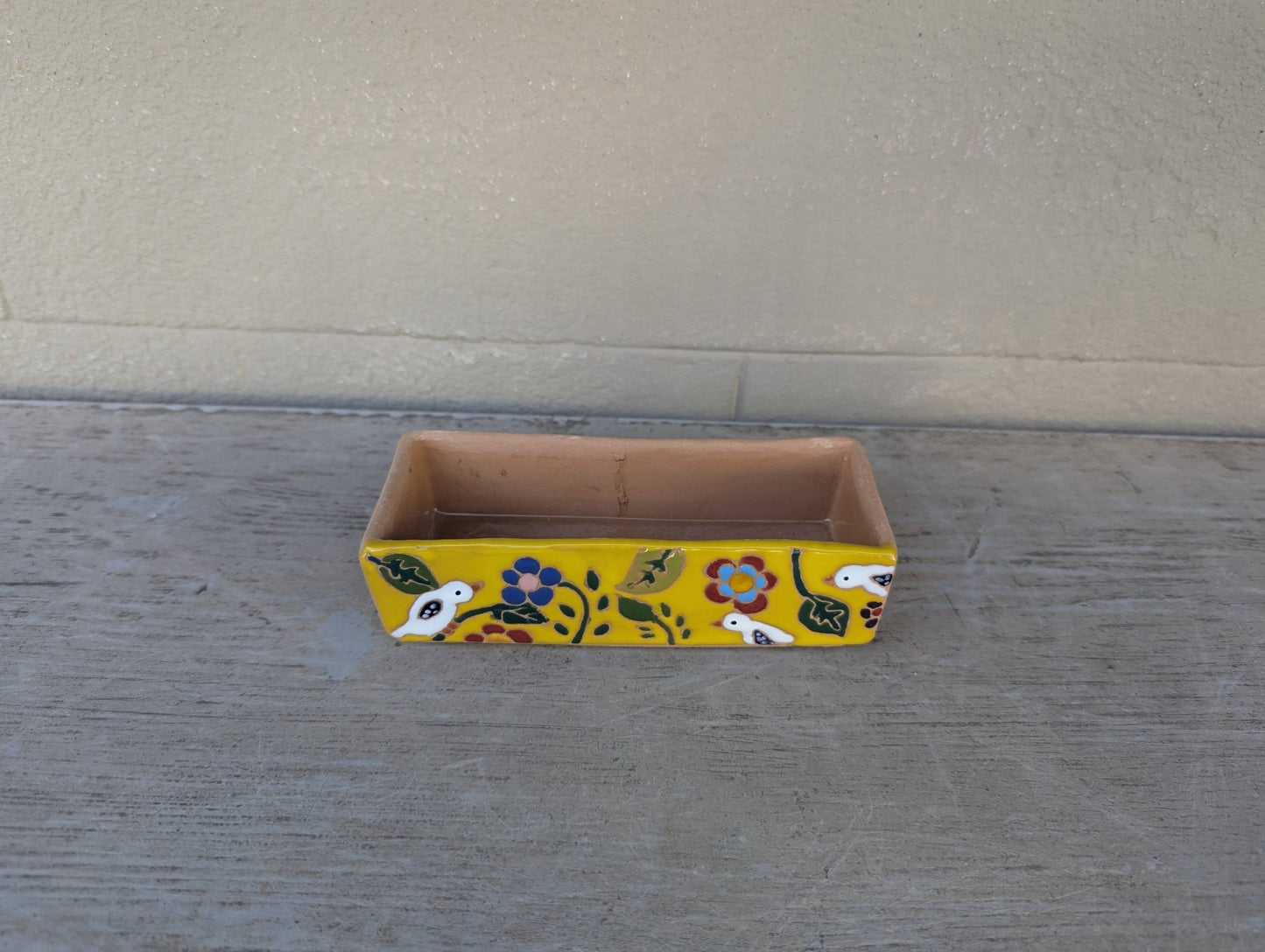 Vaso rettangolare 15 cm - | Idee regalo, artigianato, arredamento, design, tessuti e tombolo | Milleidee di Alessandro Magrini, Anghiari, Toscana