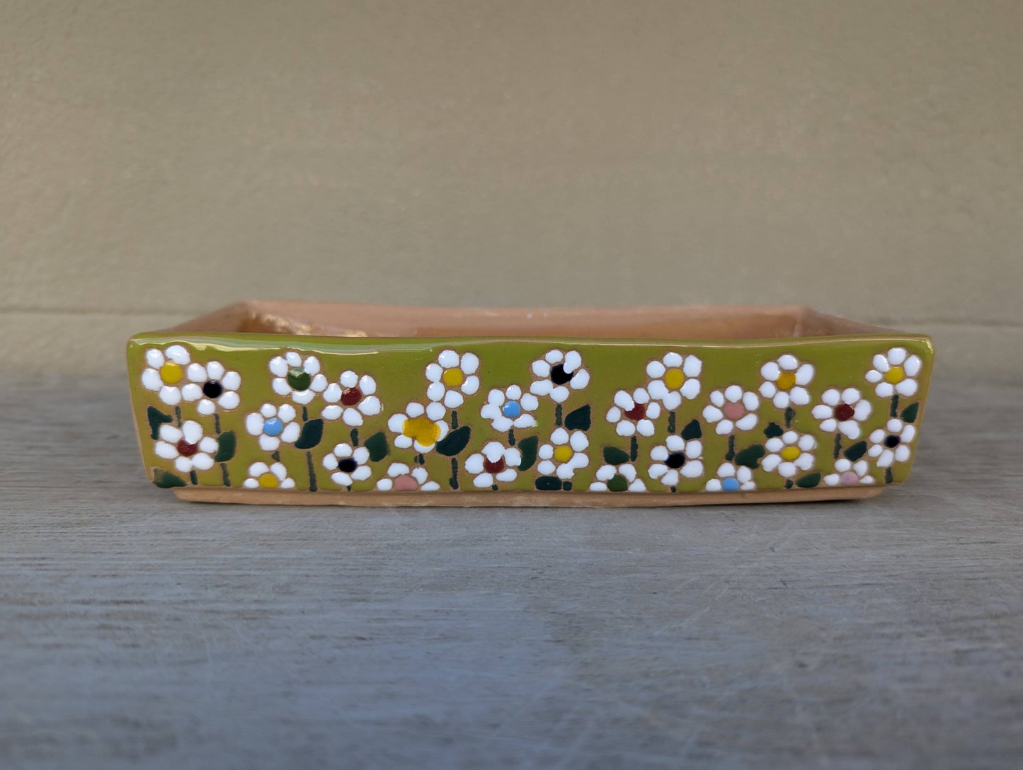 Vaso rettangolare 18 cm - | Idee regalo, artigianato, arredamento, design, tessuti e tombolo | Milleidee di Alessandro Magrini, Anghiari, Toscana