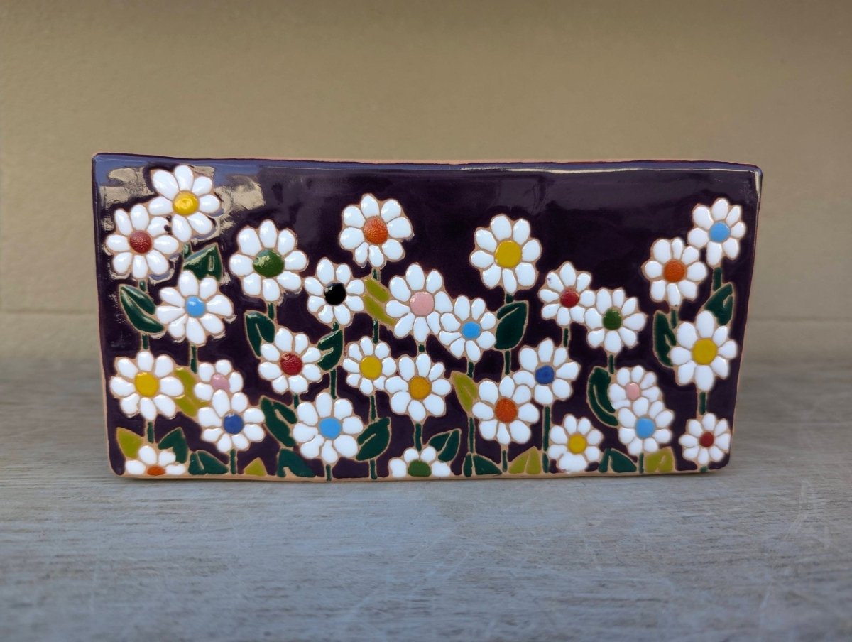 Vaso rettangolare 20 cm - | Idee regalo, artigianato, arredamento, design, tessuti e tombolo | Milleidee di Alessandro Magrini, Anghiari, Toscana