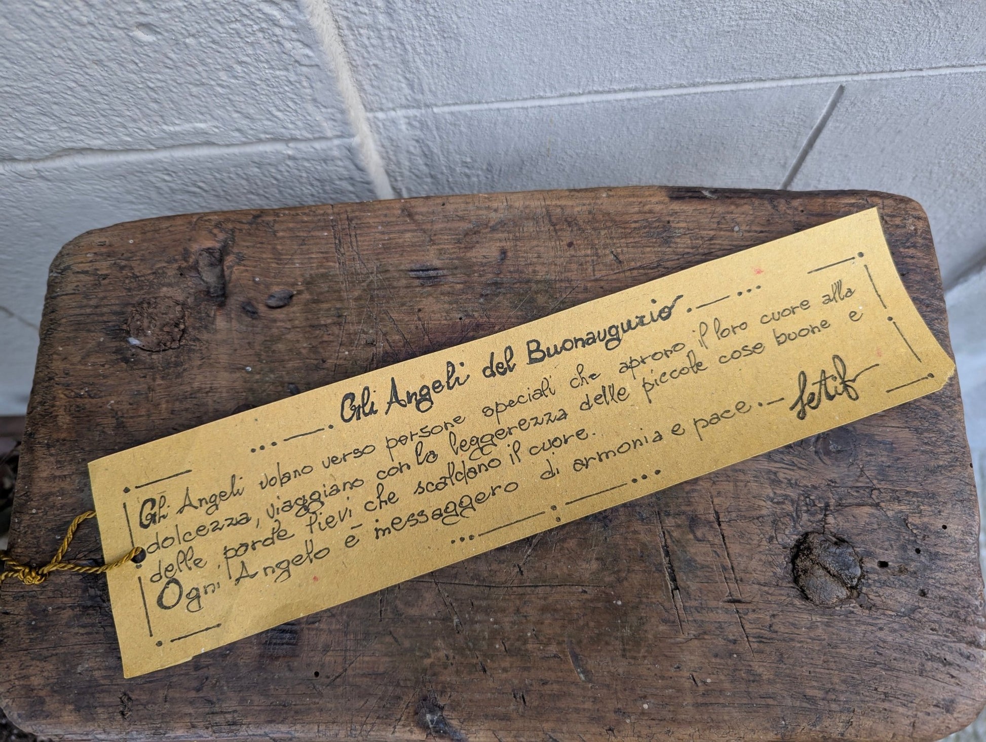 Angeli del Buonaugurio - | Idee regalo, artigianato, arredamento, design, tessuti e tombolo | Milleidee di Alessandro Magrini, Anghiari, Toscana