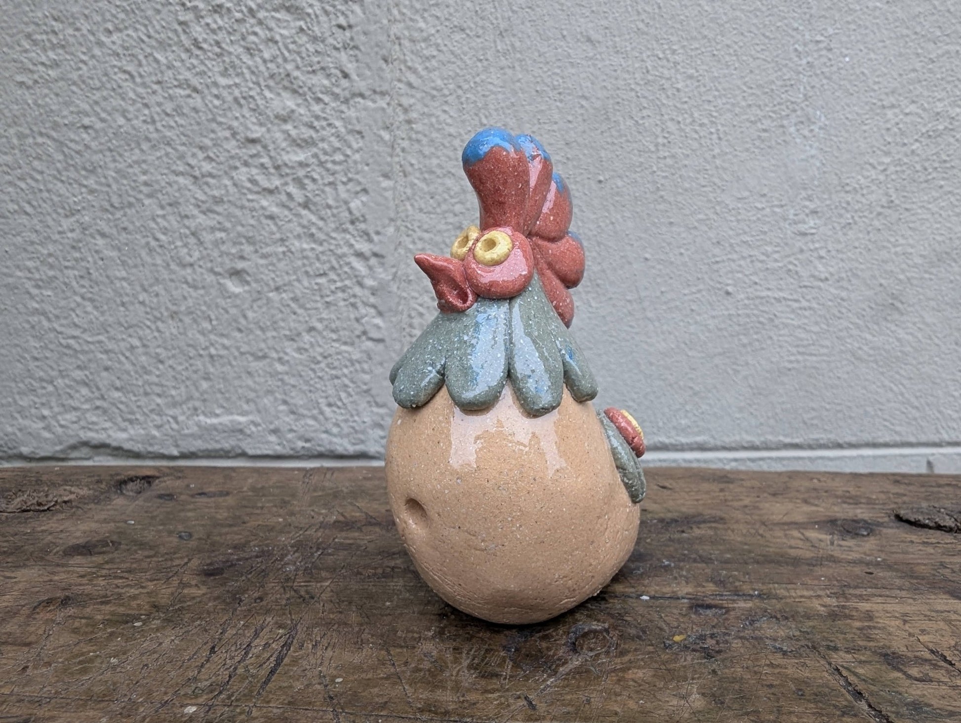 Fischietto Gallina - | Idee regalo, artigianato, arredamento, design, tessuti e tombolo | Milleidee di Alessandro Magrini, Anghiari, Toscana