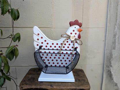 Gallina porta uova - | Idee regalo, artigianato, arredamento, design, tessuti e tombolo | Milleidee di Alessandro Magrini, Anghiari, Toscana