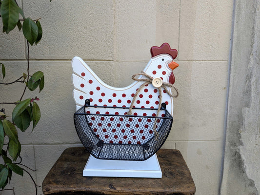 Gallina porta uova - | Idee regalo, artigianato, arredamento, design, tessuti e tombolo | Milleidee di Alessandro Magrini, Anghiari, Toscana