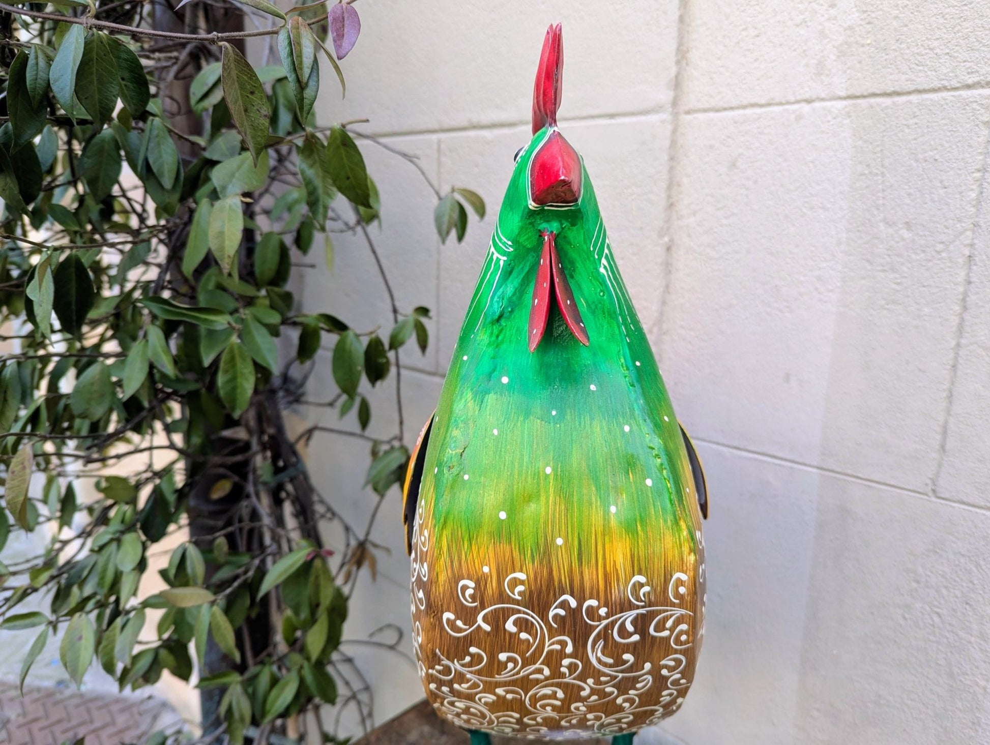 Gallo decorato - | Idee regalo, artigianato, arredamento, design, tessuti e tombolo | Milleidee di Alessandro Magrini, Anghiari, Toscana