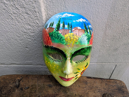 Maschera Arte Toscana - | Idee regalo, artigianato, arredamento, design, tessuti e tombolo | Milleidee di Alessandro Magrini, Anghiari, Toscana