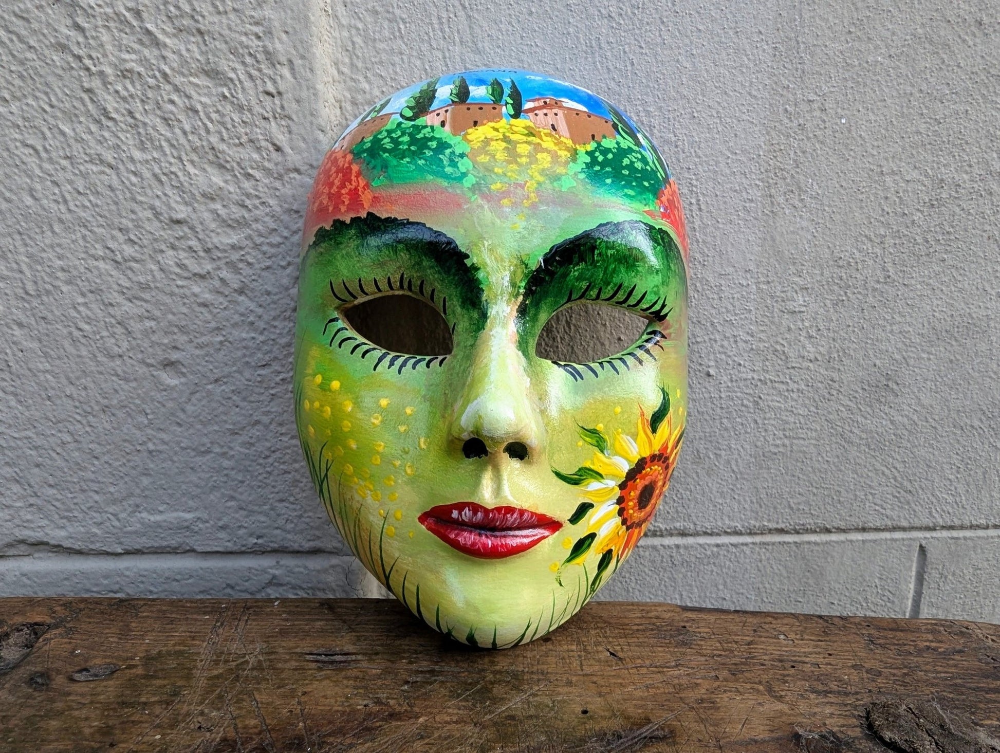 Maschera Arte Toscana - | Idee regalo, artigianato, arredamento, design, tessuti e tombolo | Milleidee di Alessandro Magrini, Anghiari, Toscana