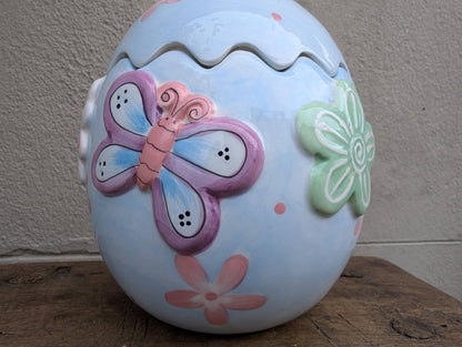 Uovo Ceramica - | Idee regalo, artigianato, arredamento, design, tessuti e tombolo | Milleidee di Alessandro Magrini, Anghiari, Toscana