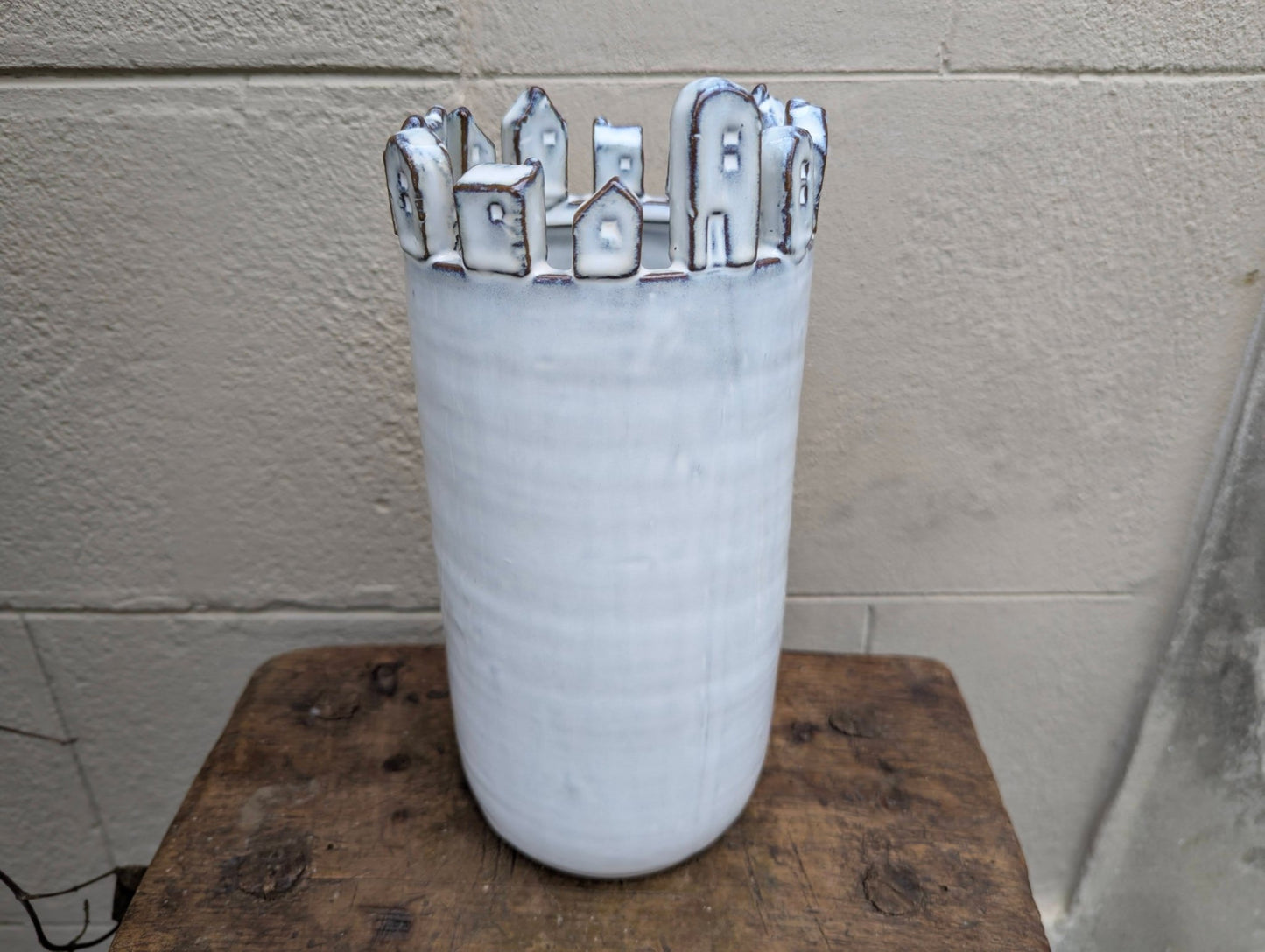 Vaso Castello alto - | Idee regalo, artigianato, arredamento, design, tessuti e tombolo | Milleidee di Alessandro Magrini, Anghiari, Toscana