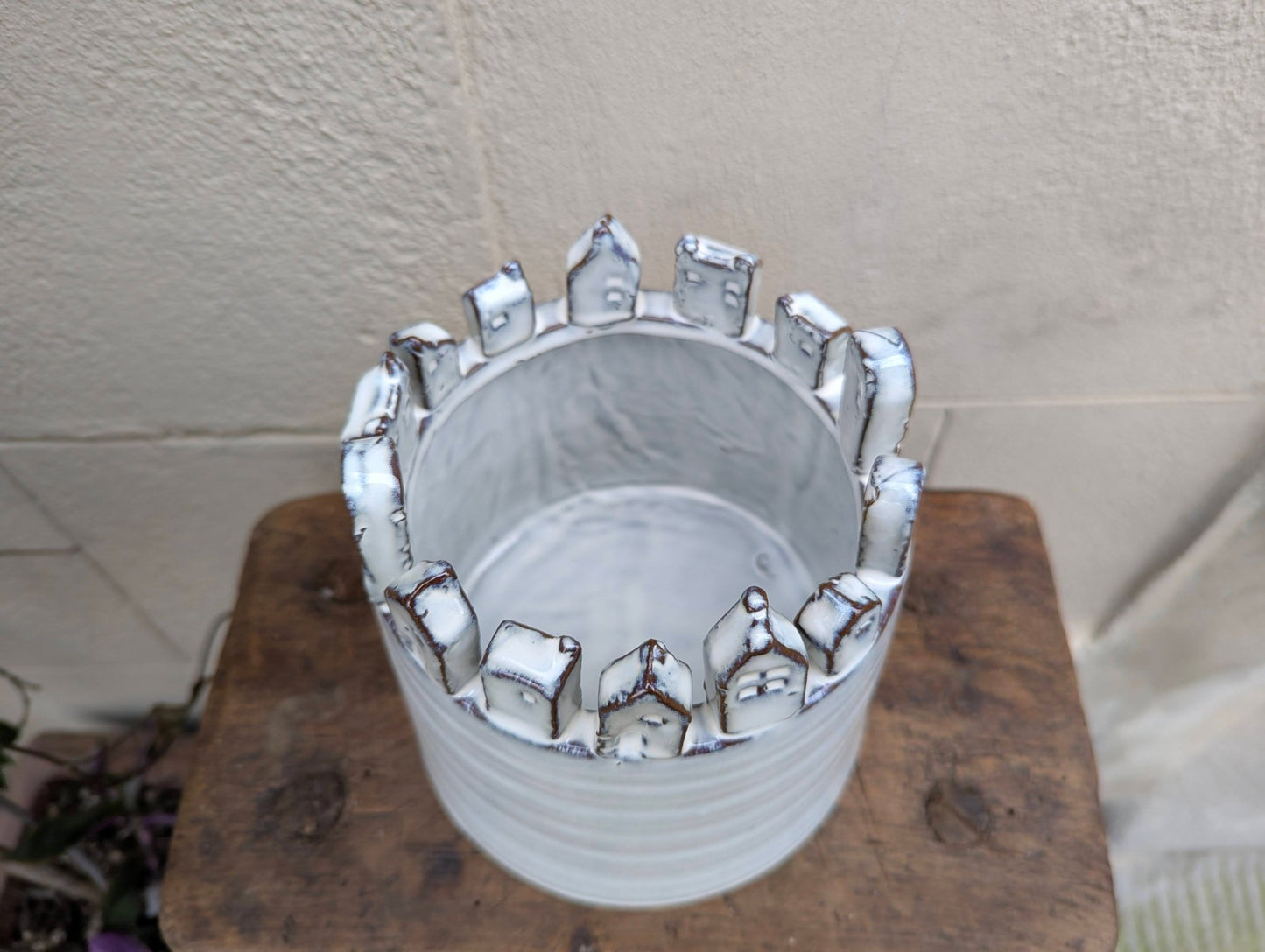 Vaso Castello grande - | Idee regalo, artigianato, arredamento, design, tessuti e tombolo | Milleidee di Alessandro Magrini, Anghiari, Toscana