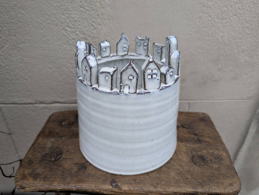 Vaso Castello grande - | Idee regalo, artigianato, arredamento, design, tessuti e tombolo | Milleidee di Alessandro Magrini, Anghiari, Toscana