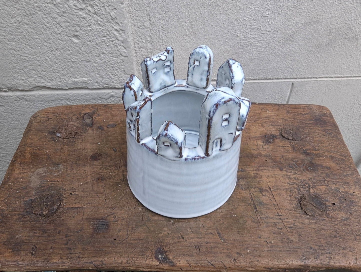 Vaso Castello piccolo - | Idee regalo, artigianato, arredamento, design, tessuti e tombolo | Milleidee di Alessandro Magrini, Anghiari, Toscana