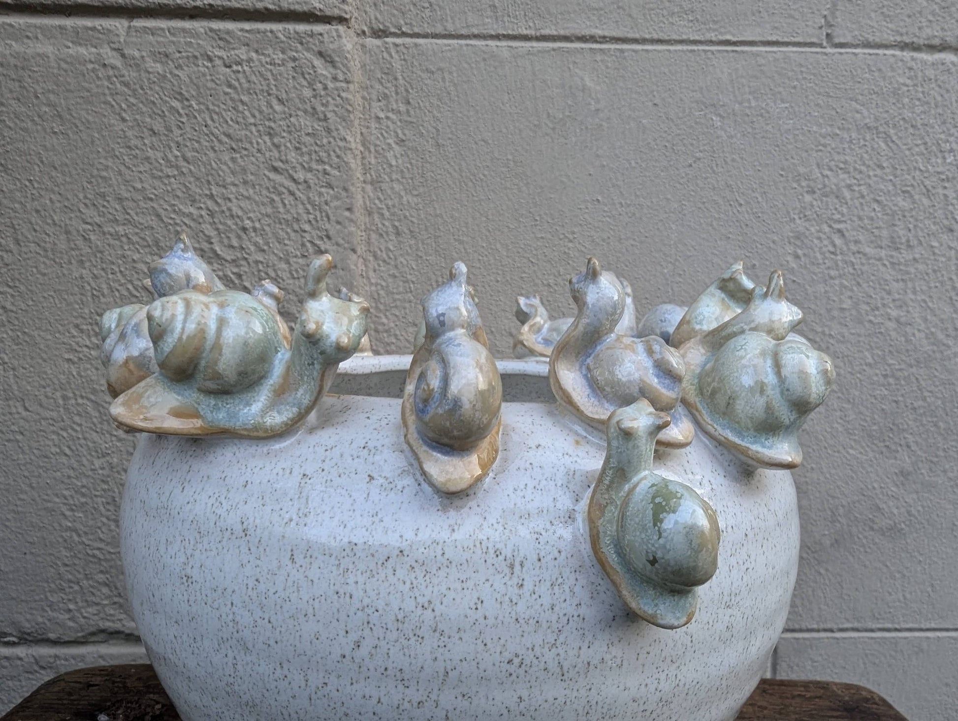 Vaso Lumache - | Idee regalo, artigianato, arredamento, design, tessuti e tombolo | Milleidee di Alessandro Magrini, Anghiari, Toscana